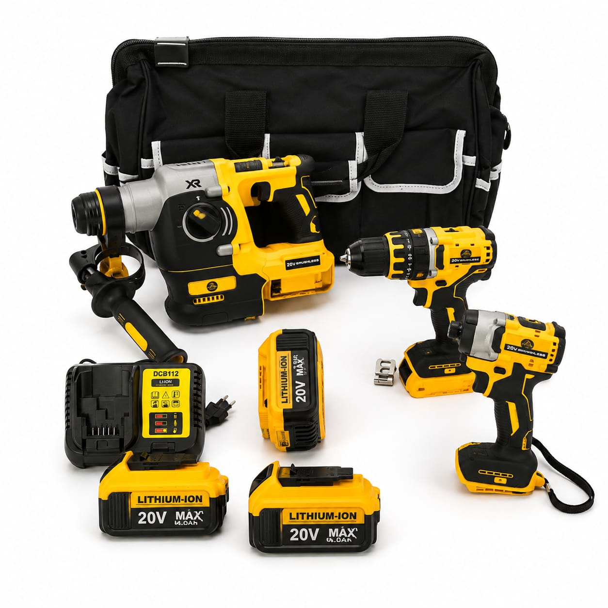 20V Combo kit avvitatore Piramidi Zayn 3pz.